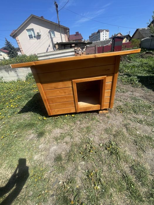 Будка для собак собача буда вольєр садовая мебель