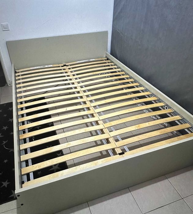 IKEA Bed with New Spring Mattress