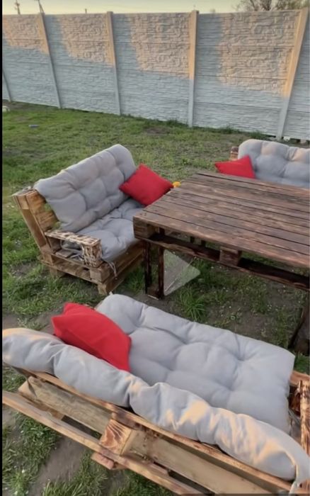 Подушки матраси на лавки піддони Качелі Oxford тент штори