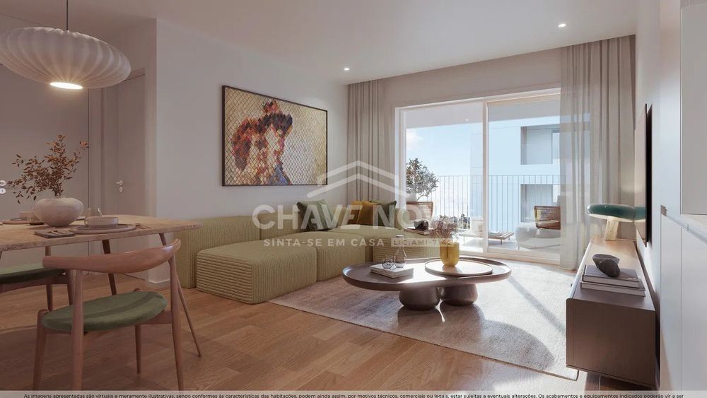 Apartamento T1 Praia da Granja em Arcozelo c/ terraço de 27,20m2