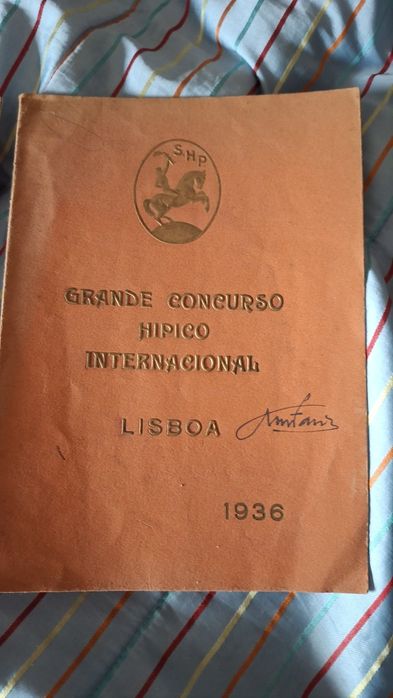 Programas concurso hipico Lisboa anos 30 hipismo equitação