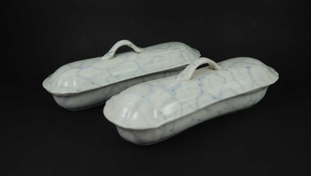 Par de caixas para escova dentes - Sacavém 1885