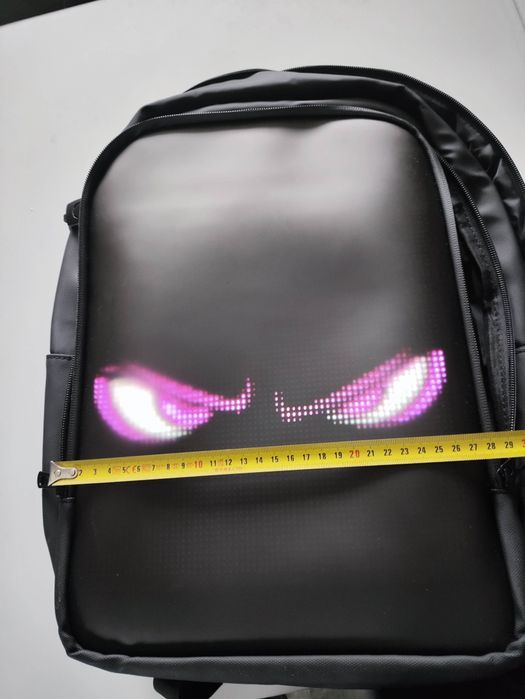 Plecak LED ekran duży, nowy, wyświetlacz.