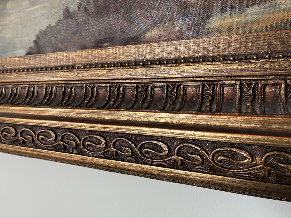 Quadro e moldura antiga