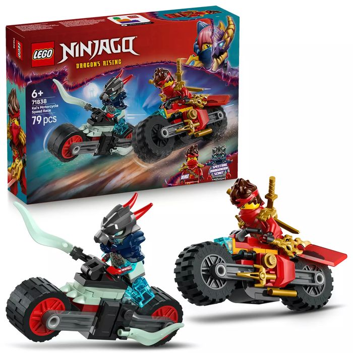 LEGO Ninjago Wyścig motocyklowy Kaia 71838. Nowy Produkt