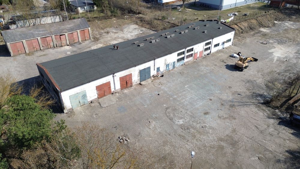Działka 1 ha hala przemysłowa  1200m2 Włodawa budynek plac parking tir