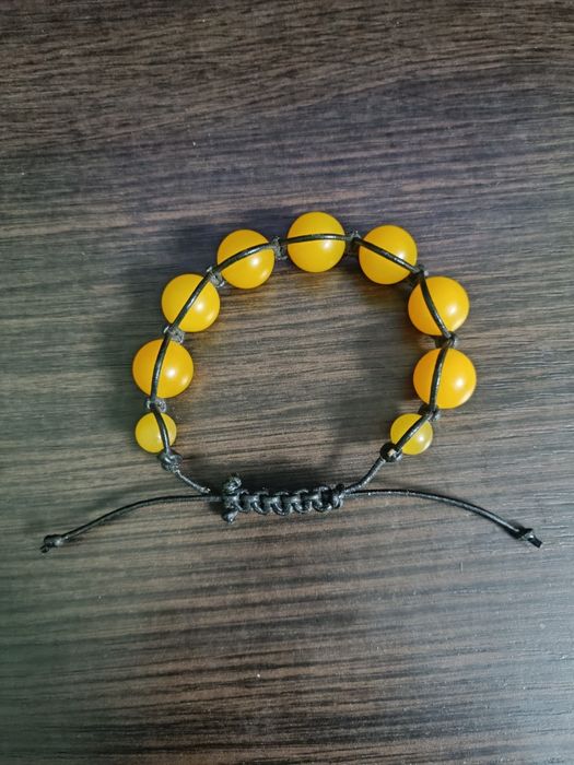 Браслет,бурштин прес