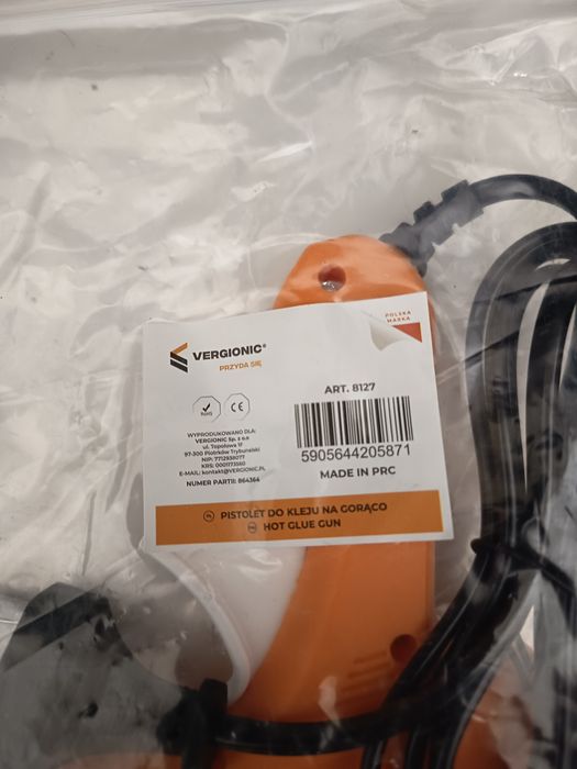 Pistolet do kleju na gorąco, nowy !