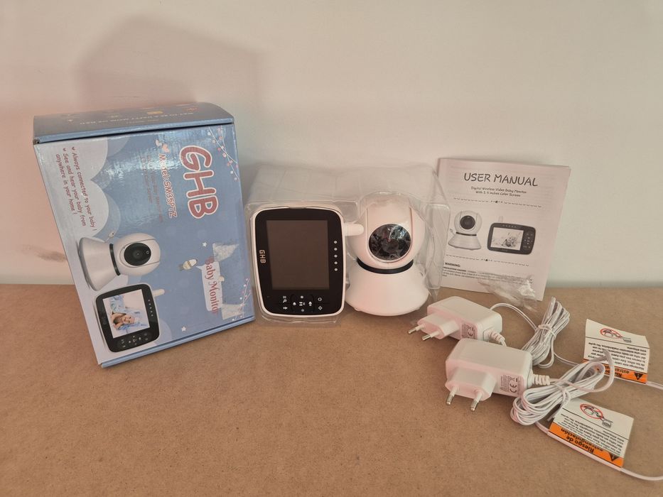 GHB Niania Elektroniczna Kamera  Wyświetlacz
