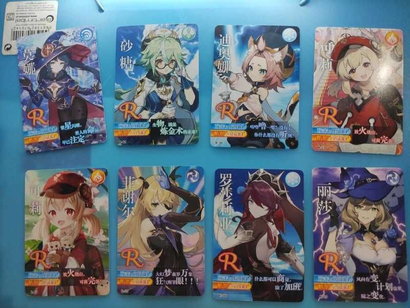Cartas Genshin Impact