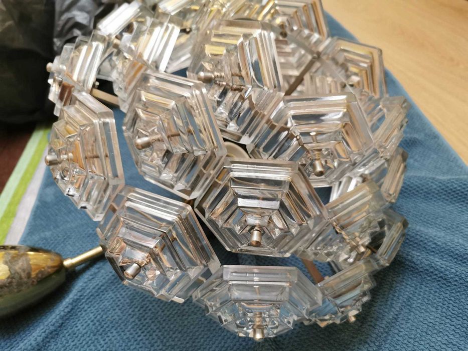 2 sztuki lampy Ebersbach (DDR) vintage