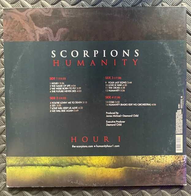 Scorpions ‎– Humanity - Hour I, first press