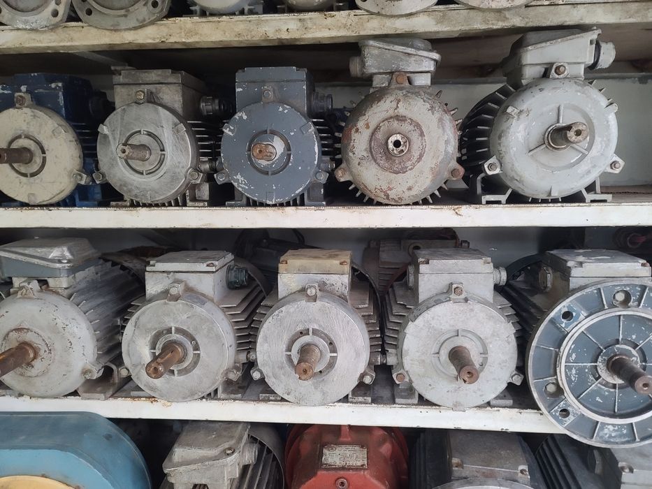 Асинхронные электродвигатели  220-380,с подключением в 220В под ключ.