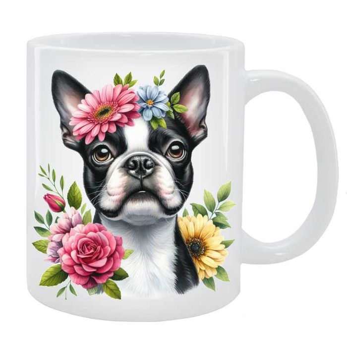 Kubek pies Boston Terrier - jakość, personalizacja, wysyłka 24h