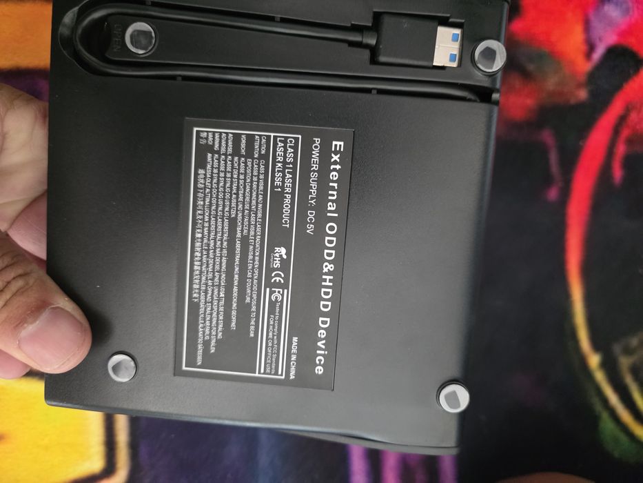 Gravador DVD portátil usb