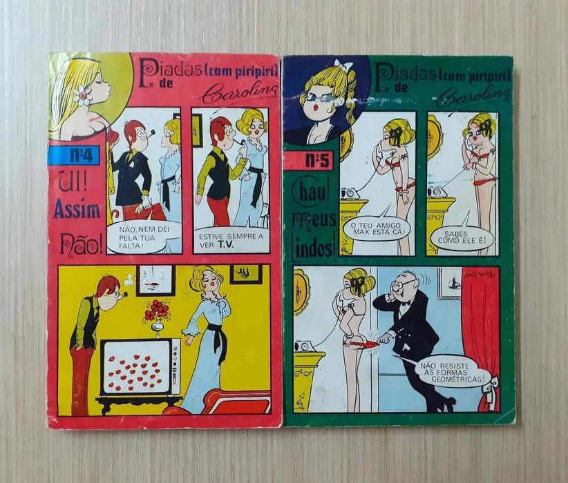 Piadas (com piripiri) de Carolina (BD humorística)