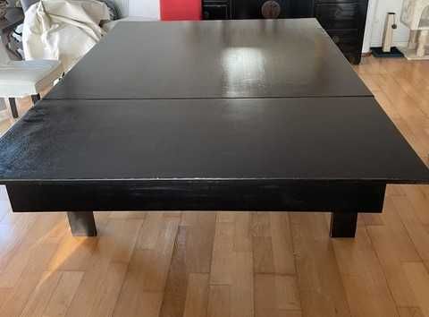Mesa de jantar quadrada 140cm, com extensão 200cm - 500€