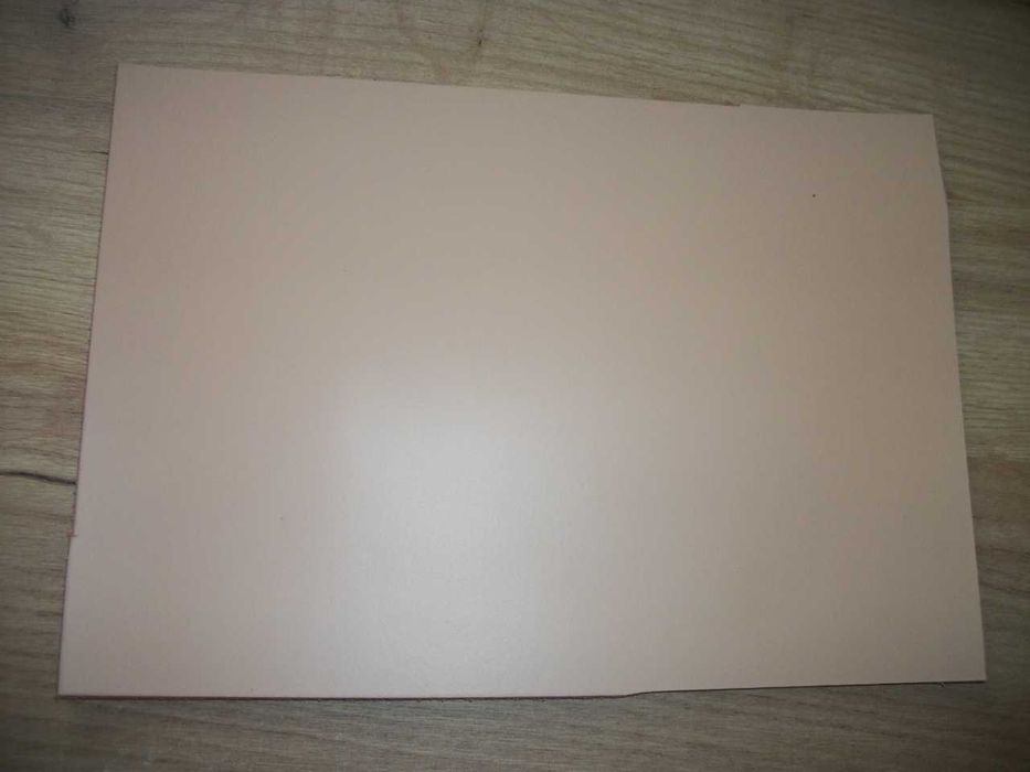 SKÓRA BYDLĘCA BEŻOWA NATURALNA 31x20 cm format A-4 ok 3MM gruba