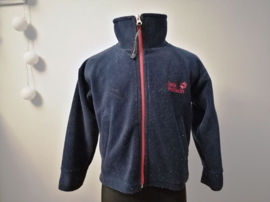 JACK WOLFSKIN - Chłopięca Gruba i Ciepła Bluza Polarowa, POLAR 86/92