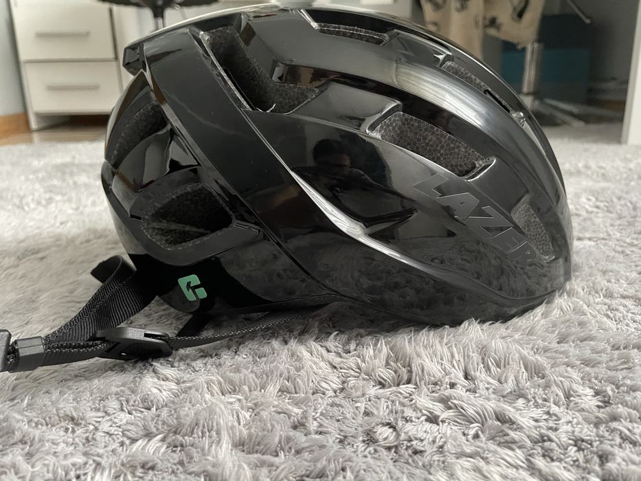 Kask rowerowy LAZER Tempo KinetiCore Czarny Szosowy