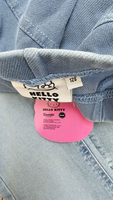 Zestaw 4x legginsy dziewczęce 122/128 lupilu hello kity