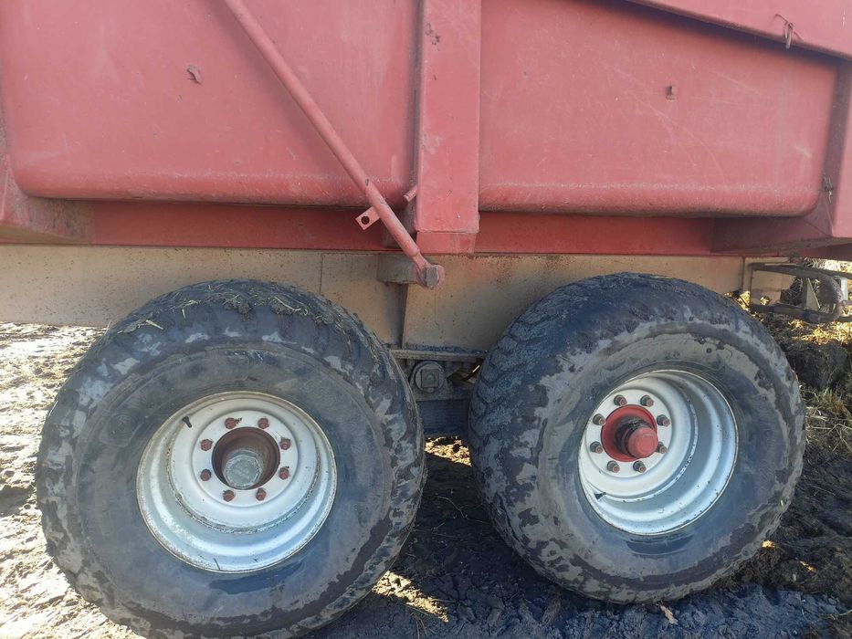 Przyczepa skorupa 12t wywrotka 14