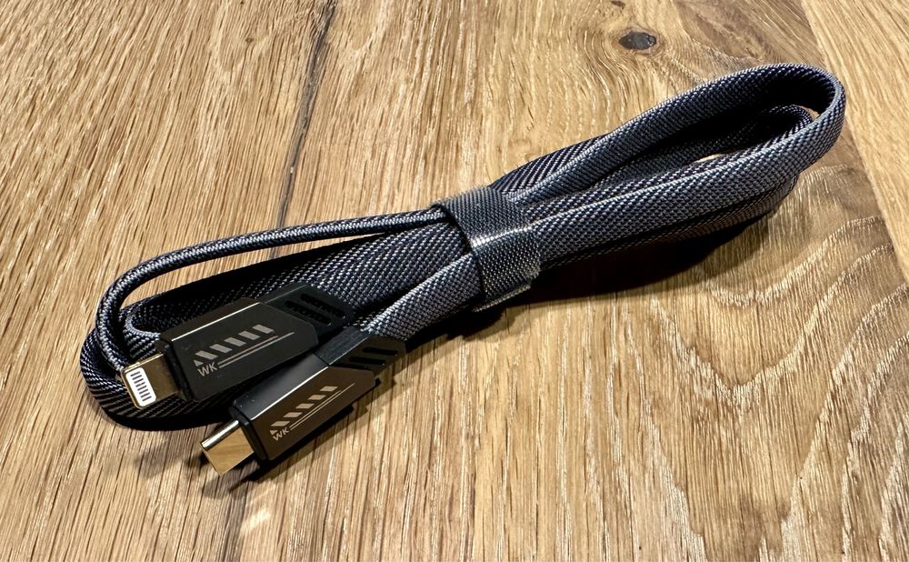 Kabel 20W USB-C/Lightning 1m iPhone iPad MECHA DESIGN czarny