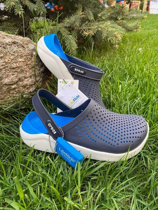 Мужские Кроксы Crocs LiteRide  (оригинал) синие 36-44