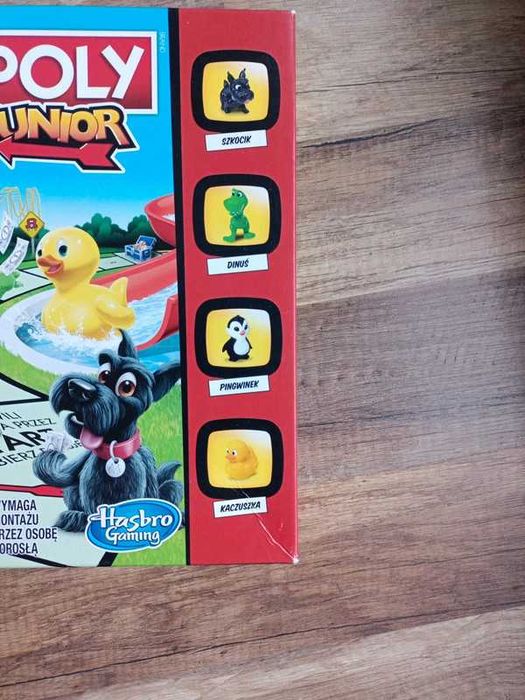 Monopoly Junior gra planszowa Hasbro moje pierwsze Monopoly
