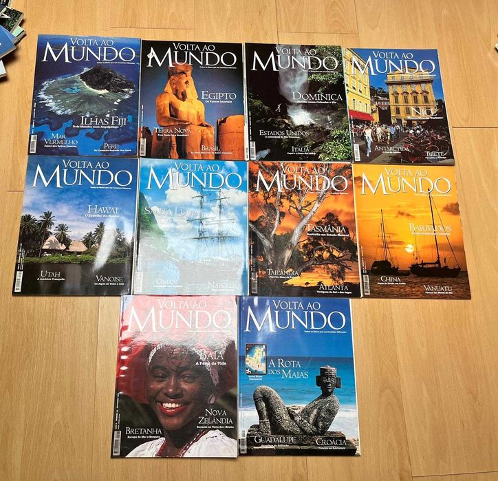 Revistas Volta ao Mundo de 94 a 2009 + oferta melhores ilhas do mundo