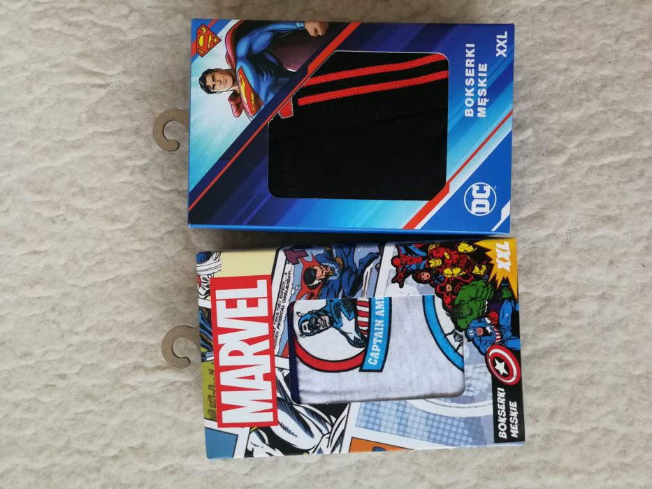 Zestaw męskich bokserek Marvel Superman XXL męskie slipy