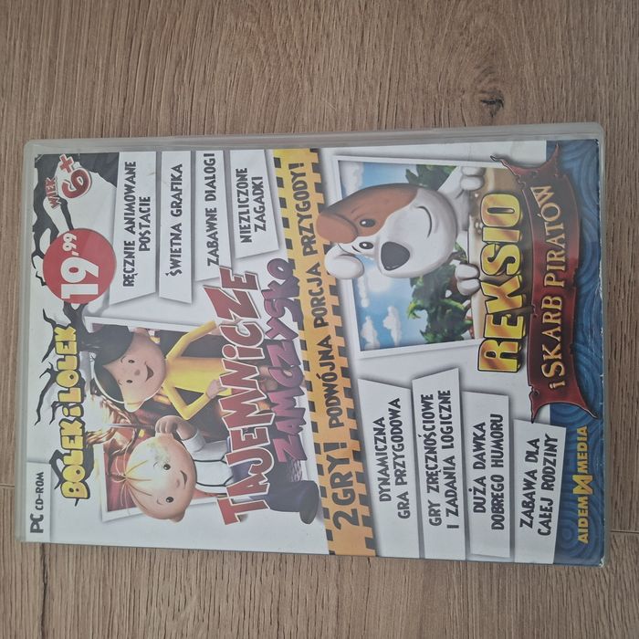 Gry Bolek i Lolek Tajemnicze Zamczysko oraz Reksio i Skarb Piratów dwupak PC