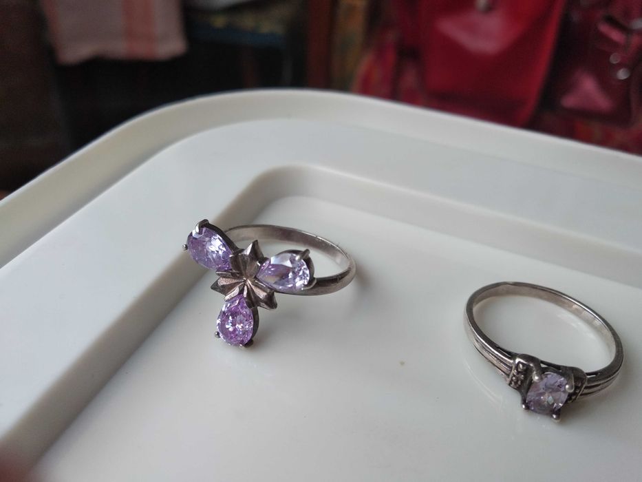 Срібні каблучки радянський вінтаж