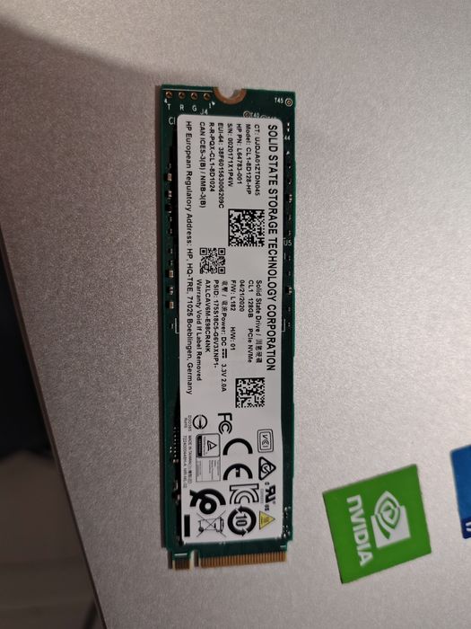 Dysk SSD nvme 128 gb