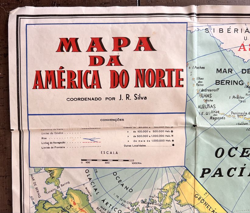 Mapa Da América Do Norde.