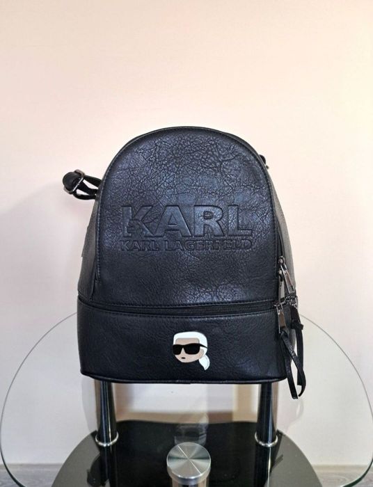 Plecak Karl Lagerfeld skórzany