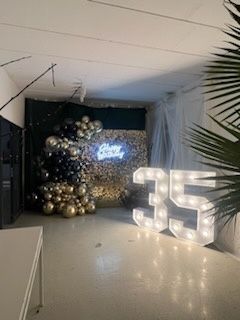 Napisy LED - 18, PARTY,&, INICJAŁY - super ceny!