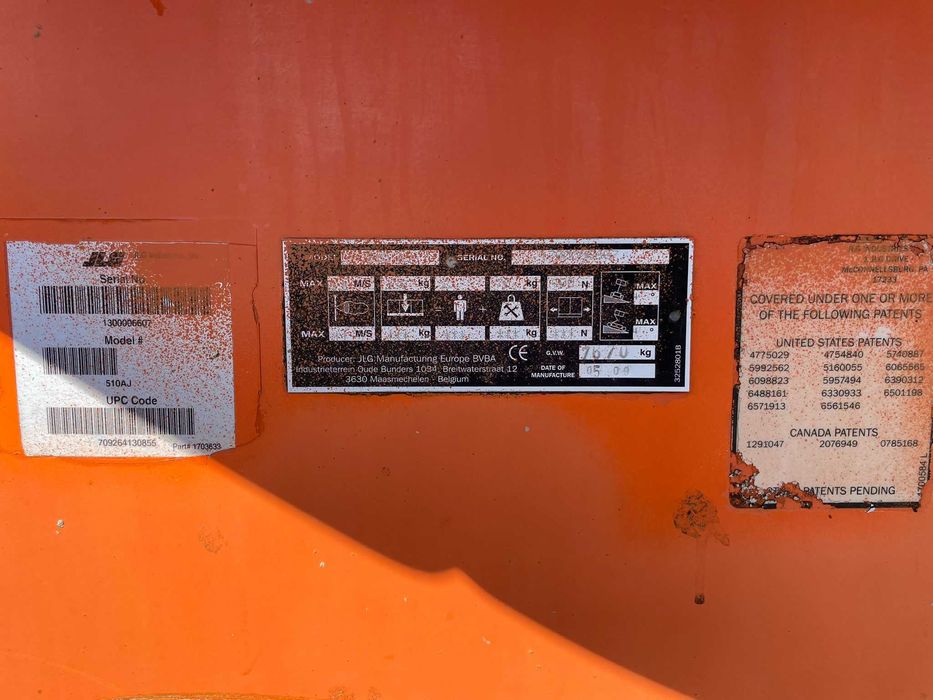 Braço articulado JLG 510AJ - 18m