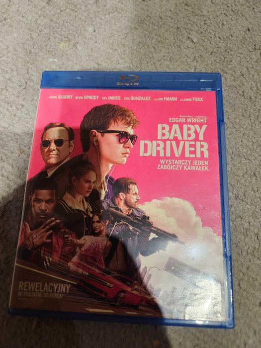 Baby Driver (2017) Blu-ray - polska okładka