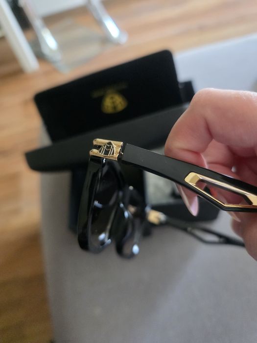 Okulary czarne męskie Maybach z Turcji