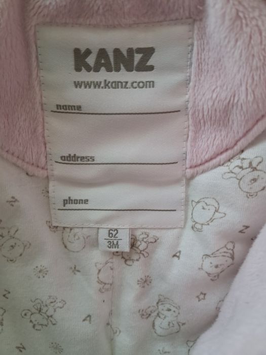 Kombinezon/wiosenny/Kanz+ czapeczeka gratis/62/dziewczy