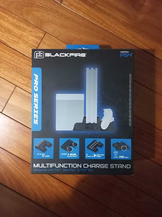 Base de Carga ARDISTEL Blackfire Multifunções PS4 + Bónus!
