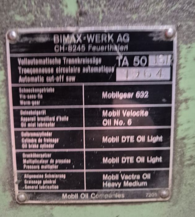Máquina usadas para desocupar
