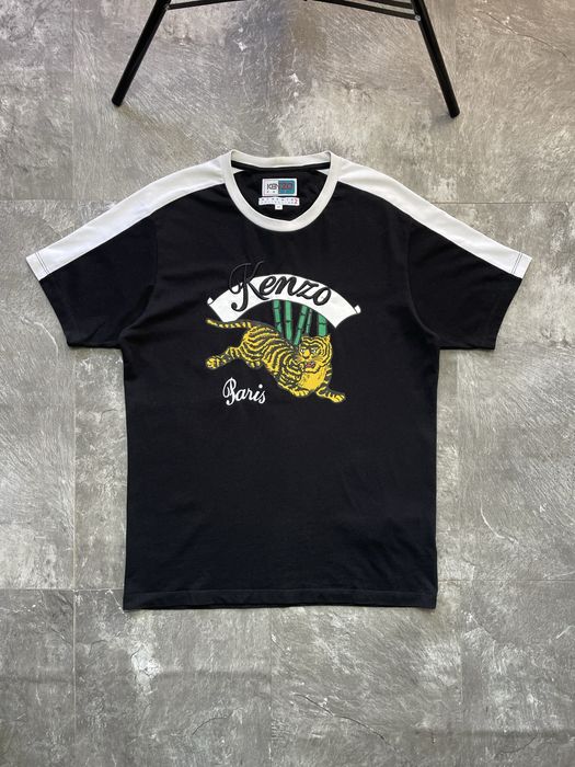 Футболка kenzo paris memento collection кензо оригінал tiger чорна m