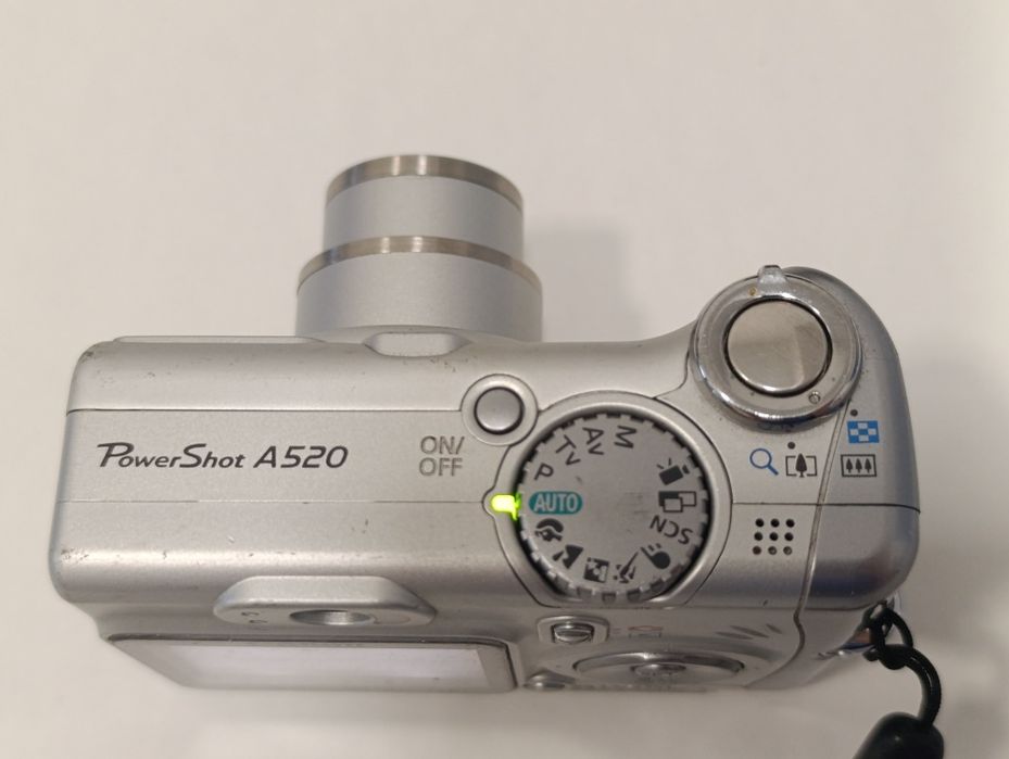 Aparat cyfrowy CANON A520 PowerShot vintage WIZJER MANUAL y2k 4mpx CCD