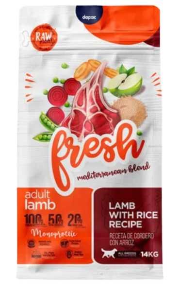 Ração para cão FRESH BORREGO- SABOR, NUTRIÇÃO E DIGESTÃO EQUILIBRADA (+OFERTA especial)