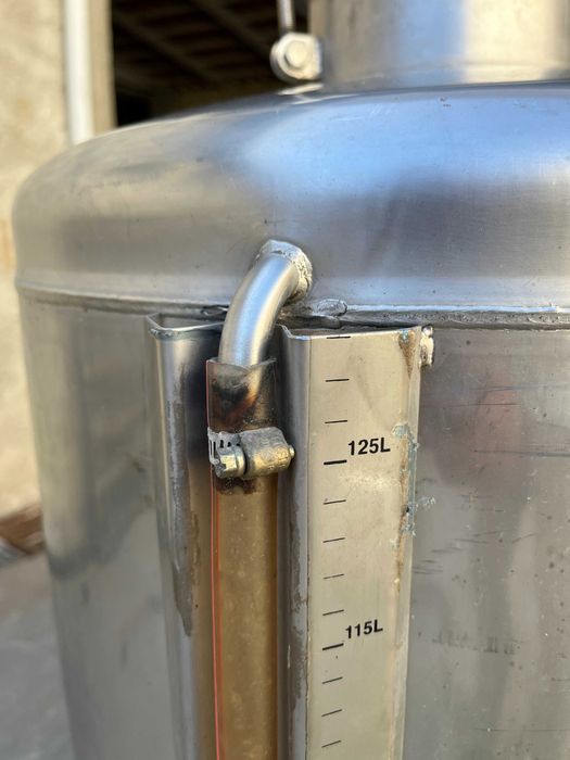 Barril de inox 120 litros, para armazenar vinho