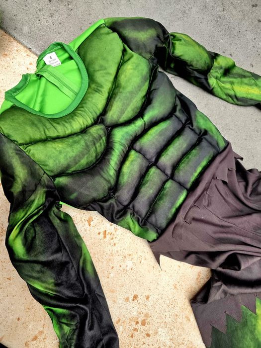 Strój przebranie dla dzieci Hulk z maską rozm L nowy