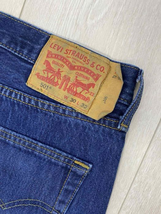 Джинсы Levis 501 W30 L32 штаны