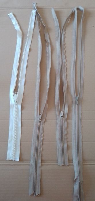 Conjunto de fechos de correr compridos
